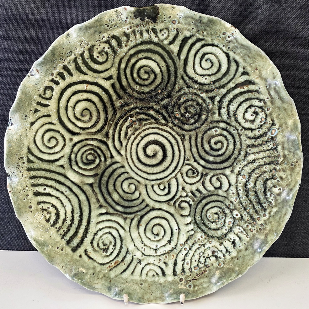  A Sylvia Leuchovius Ceramic Platter